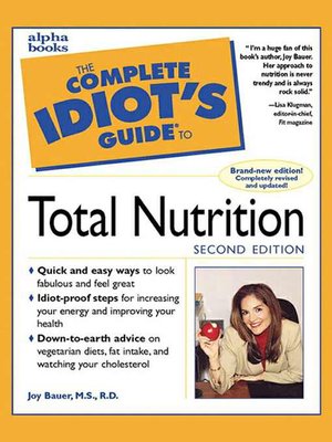 cover image of The Complete Idiot's Guide to Total Nutrition